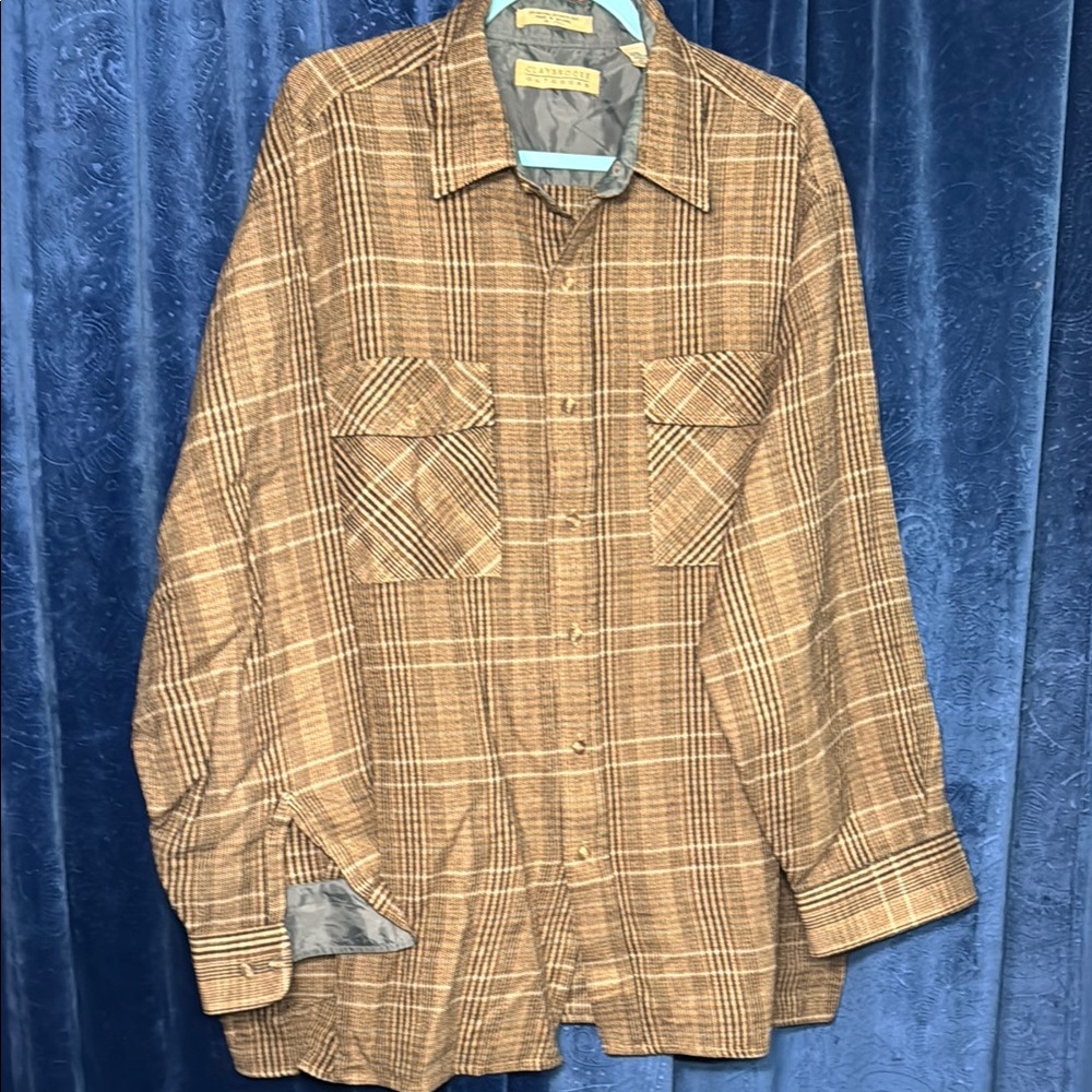 Claybrooke Outdoors Flannel VTG  XXL silk linings